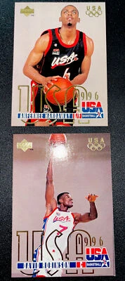 Equipo de baloncesto de Estados Unidos 1996 cancha eléctrica Foto 1 de 4