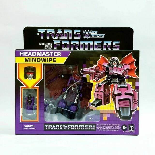 Hasbro Transformers G1 Retro Headmaster Mindwipe Action Figure