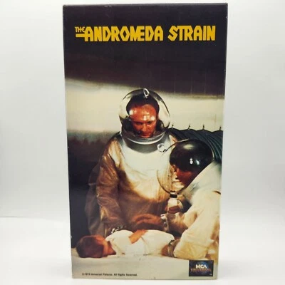The Andromeda Strain VHS 1971 1990 MCA Universal Robert Wise Sci-Fi Thriller - Image 1 of 4