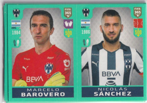 Panini Fifa 365 2020 Adesivo No. 364 Marcelo Barovero - Nicolas Sanchez