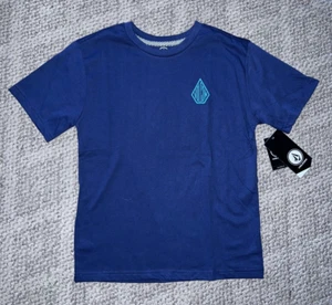 NWT Boys VOLCOM BB Iron 91 SS Tee T-Shirt Navy XL (16) NEW! - Picture 1 of 4