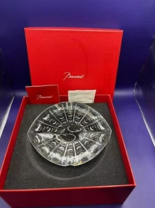 Baccarat Ashtray - Crystal Rock Glass Equinox Ashtray 7.1" * 5.3" with box - Picture 1 of 22