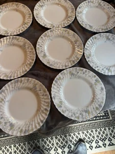 Minton Park Lane S736 A Set Of 8 Plates 9” Width Discontinued 1970s. - Picture 1 of 7