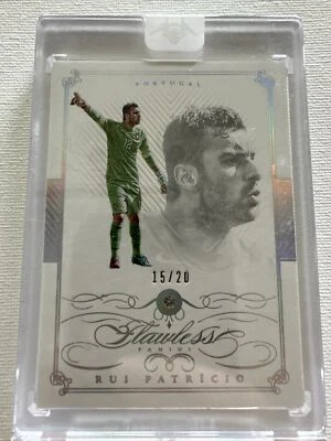 2015-16 Panini Flawless Soccer #87 Rui Patricio Diamond /20 - Image 1 of 3