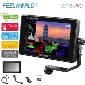 FEELWORLD LUT7S PRO Camera Field Monitor 7 inch 2200nits 3D LUT Touch Screen IPS - Picture 1 of 14