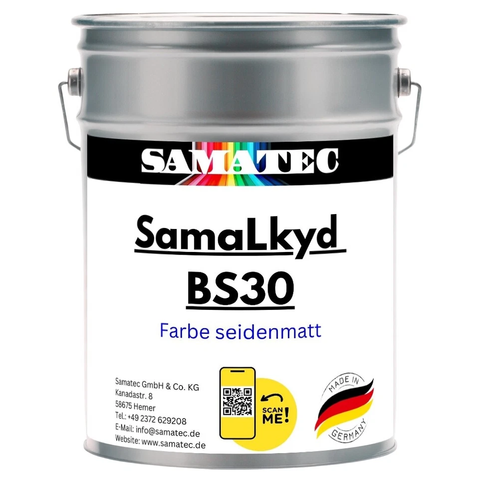 SAMATEC Balkonbeschichtung Balkonfarbe Balkonsanierung Farbe Balkon 1K Alkydharz BS30