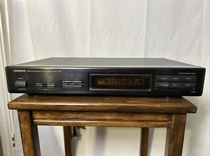 Onkyo T-401 Quartz Synthesized Vintage FM AM Stereo Tuner getestet funktioniert ohne Fernbedienung - Bild 1 von 2