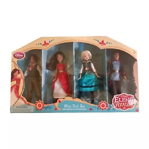 NUEVO en CAJA DISNEY STORE ELENA de AVALOR MINI MUÑECA SET 4 MATEO ELENA NAOMI & GABE - Imagen 1 de 3