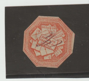 US Scott #75L2 Hale & Co. Local Stamp On 1844 Genuine Pen Cancelation - Picture 1 of 2