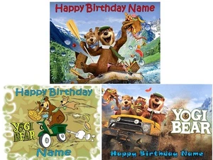 EDIBLE CAKE TOPPER YOGI BEAR PARTY ICING SUGAR IMAGE SHEET DECORATION - Picture 1 of 7