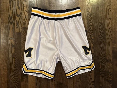 Vintage DeLong MICHIGAN WOLVERINES Fab Five Shorts Size 40 XL Cover