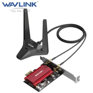 Wavlink PCIe Wifi Card WiFi6E Bluetooth Adapter Intel AX210 5400Mbps Low Profile - Picture 1 of 17
