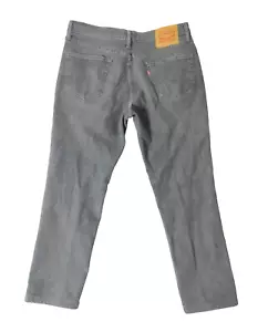Levi's Men's 511 Slim Fit Jeans 34x34 (34x30) Mid Rise Gray Pants Mint Office - Picture 1 of 10