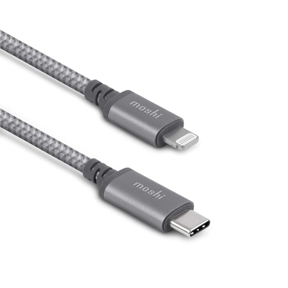 Moshi Integra USB C to Lightning Cable 4ft/1.2m, Mfi-Certified, Power Deliver... - Image 1 of 4