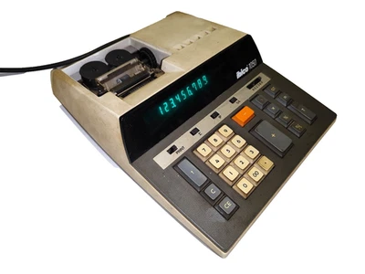 IBICO 1050 Vintage Retro Shop Till Calculator Receipt Printer Computer Machine - Image 1 of 4