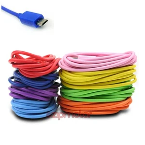 8-COLOR 10FT MICRO USB DATA SYNC POWER CHARGER CABLES MOTO X G NEXUS HTC ONE M8 - Photo 1 sur 1