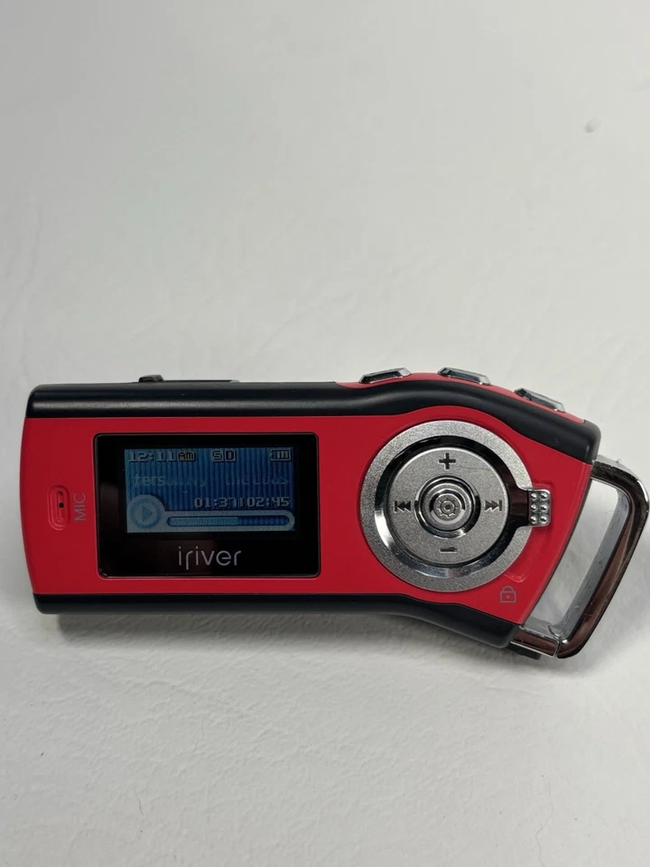 iRiver T 10 Red (512 MB) Digital MP3 Media Player Works/Tested-Rare-Fast Ship - Image 1 of 4