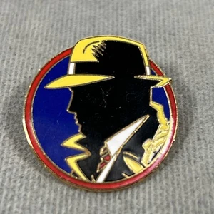 Prendedor de solapa vintage de Disney Dick Tracy de 1 pulgada de diámetro - Imagen 1 de 2