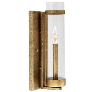 Millennium Lighting 1981 Milan 15" Tall Single Taper Candle Style - Gold - Picture 1 of 3