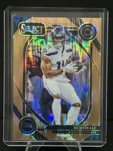 2024 Panini Select #251 DK Metcalf Copper Prizm Shock #/299 - Picture 1 of 2