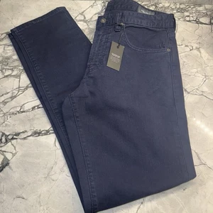 Pantalones de mezclilla para hombre Bonobos 30x32 corte atlético lavado oscuro NUEVO - Imagen 1 de 6