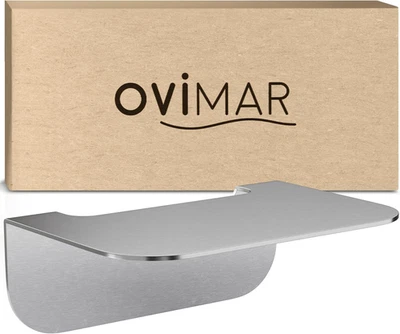 Mensola Da Bagno per Il Collo | Acciaio Inox | Argento | Senza Foratura | Da App - Immagine 1 di 4