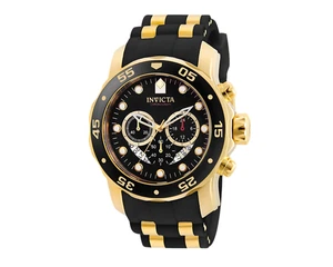 Invicta Pro Diver SCUBA 6981 Herren Chronograph 48mm Schwarz/Gold - Bild 1 von 1