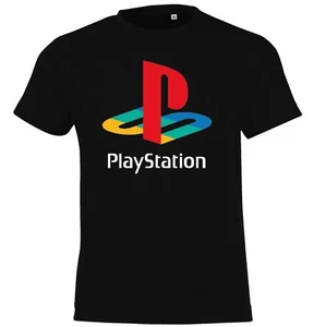 Youth Designz Kinder T-Shirt Playstation Logo Print Gaming Nerd Spiele Lustig