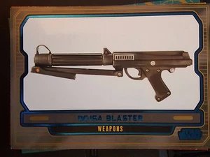 Star Wars 2012 Galactic Files 2 #600 DC-15A Blaster BLU 011/350 - Foto 1 di 1
