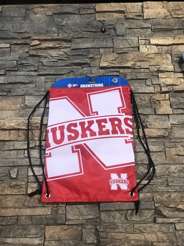 Nebraska Cornhuskers Official NCAA Drawstring Backpack by Forever Collectibles Cover