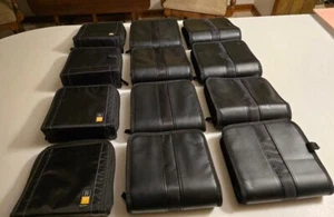 Lot of 12 Case Logic CD/DVD Wallets Holders Black Faux Leather or Nylon - Picture 1 of 2
