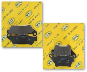 PASTILLAS DE FRENO DELANTERAS Y TRASERAS aptas para HUSABERG FE 450 550 650 2006 FE450 FE550 FE650 - Imagen 1 de 3