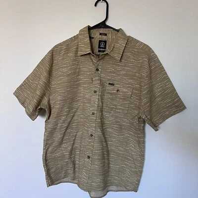 Volcom Shirt Mens XL Slim Fit Dot Pattern  - Image 1 of 4