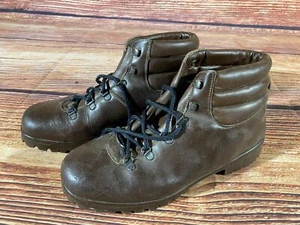 Botas de Cuero DE COLECCIÓN Trekking Trail Zapatos Senderismo Talla EU42 US8.5 UK8 KL199 - Imagen 1 de 7