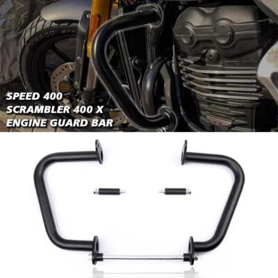 Barra de protección del motor para Triumph Speed 400 y Scrambler 400X protector del motor 2024 Foto 1 de 4