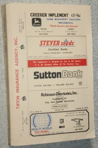 Directorio de ciudades rurales 1992 del condado de Seneca Ohio OH por Robinson's Directories - Imagen 1 de 6