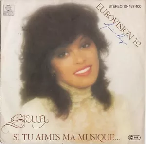 STELLA SI TU AIMES MA MUSIQUE... / RENEGADE GERMAN 45 SINGLE - Foto 1 di 1
