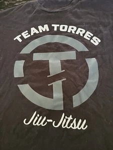 Team Torres BJJ SS Blk Pre Shrunk Large Cotton Tshirt C Pics 4 Sizes - Picture 1 of 9