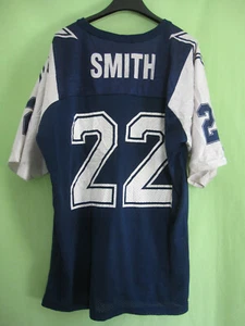 Maillot Cowboys Dallas Emmitt Smith Football Americain #22 Champion jersey - 44 - Foto 1 di 5