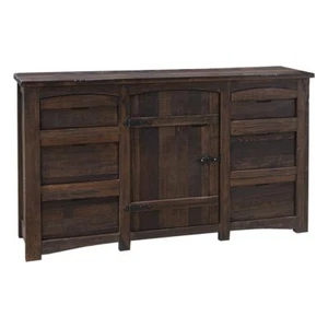 67 Brown Solid Wood Six Drawer Triple Dresser - Picture 1 of 1