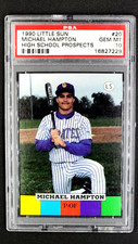 1990 Little Sun High School Prospects #20 Michael Hampton RC Rookie PSA 10 POP 4