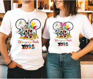Disneyland Paris T-Shirt 2025 Mickey Minnie Family Disney Bell Trip Gift | D12 - Picture 1 of 20