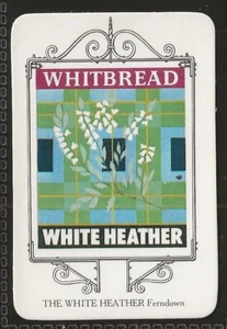 WHITBREAD-INN SIGN BOURNEMOUTH 1973-#09- THE WHITE HEATHER - Bild 1 von 2