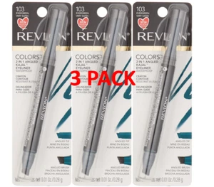 Revlon Colorstay 2-in-1 Angled Kajal Eyeliner, 103 Evergreen 3PACK - Picture 1 of 3