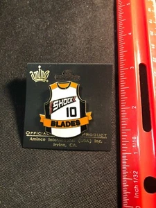NEW Detroit Shock Rhonda Blades Jersey Pin - WNBA Licensed - Butterfly Pin Back - Picture 1 of 1