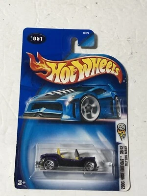 (1) Hot Wheels 2003 #051 primeras ediciones 39/42 Meyers Manx 56375 azul Foto 1 de 4