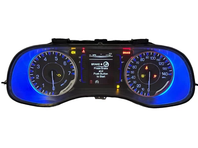 Cuadro de instrumentos velocímetro Chrysler 200 2015 tablero indicadores 123.064 millas Foto 1 de 3