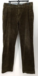 Pantalones de pana Polo Ralph Lauren para hombre 34 x 31 oliva calce clásico ancho ballena LEER - Imagen 1 de 23