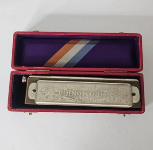 Vintage Mundharmonika The Super Chromonica M. Hohner Chromatic OVP ungetestet - Bild 1 von 6