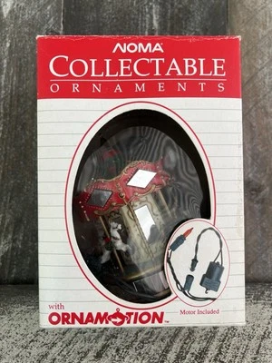Vintage 1991 Noma Ornamotion Collectables Christmas Ornament Carousel With Motor - Изображение 1 из 4